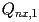 $Q_{nx,1}$ 
